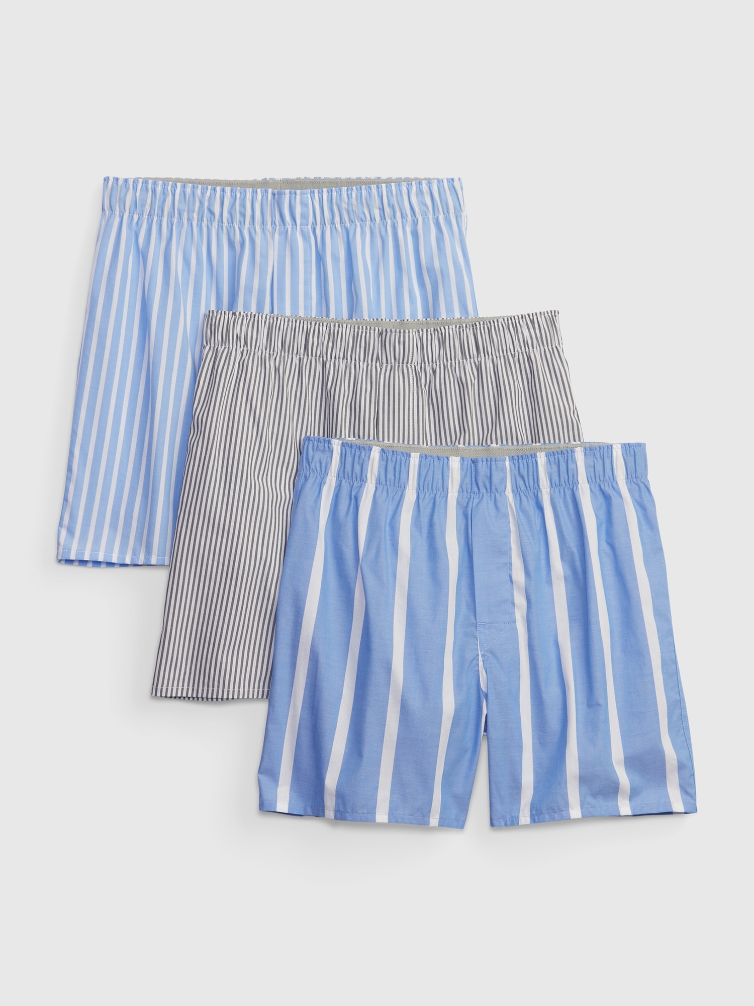 Gap Cotton Boxers (3-Pack) blue. 1