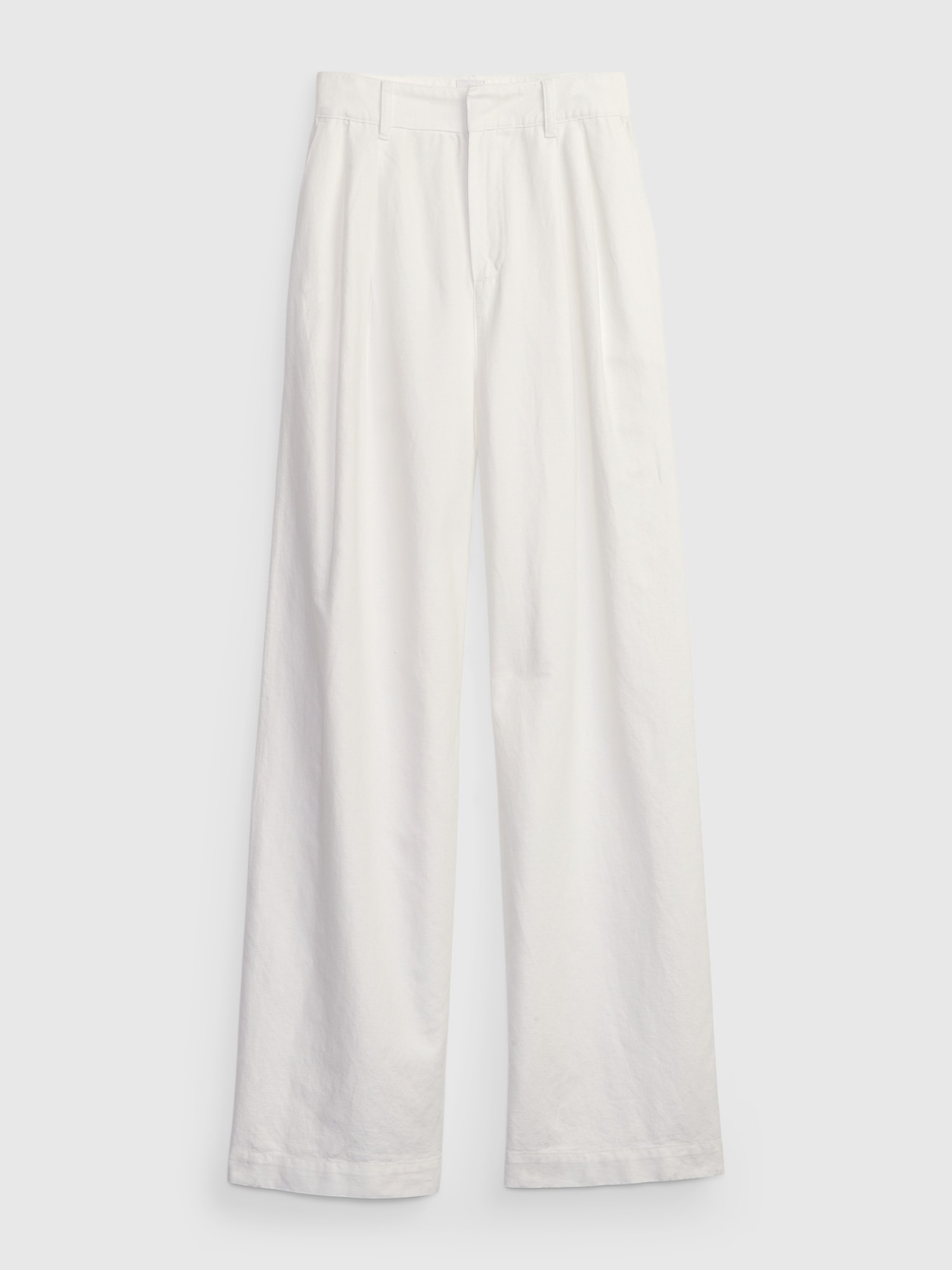 LinenCotton Pleated Pants Gap