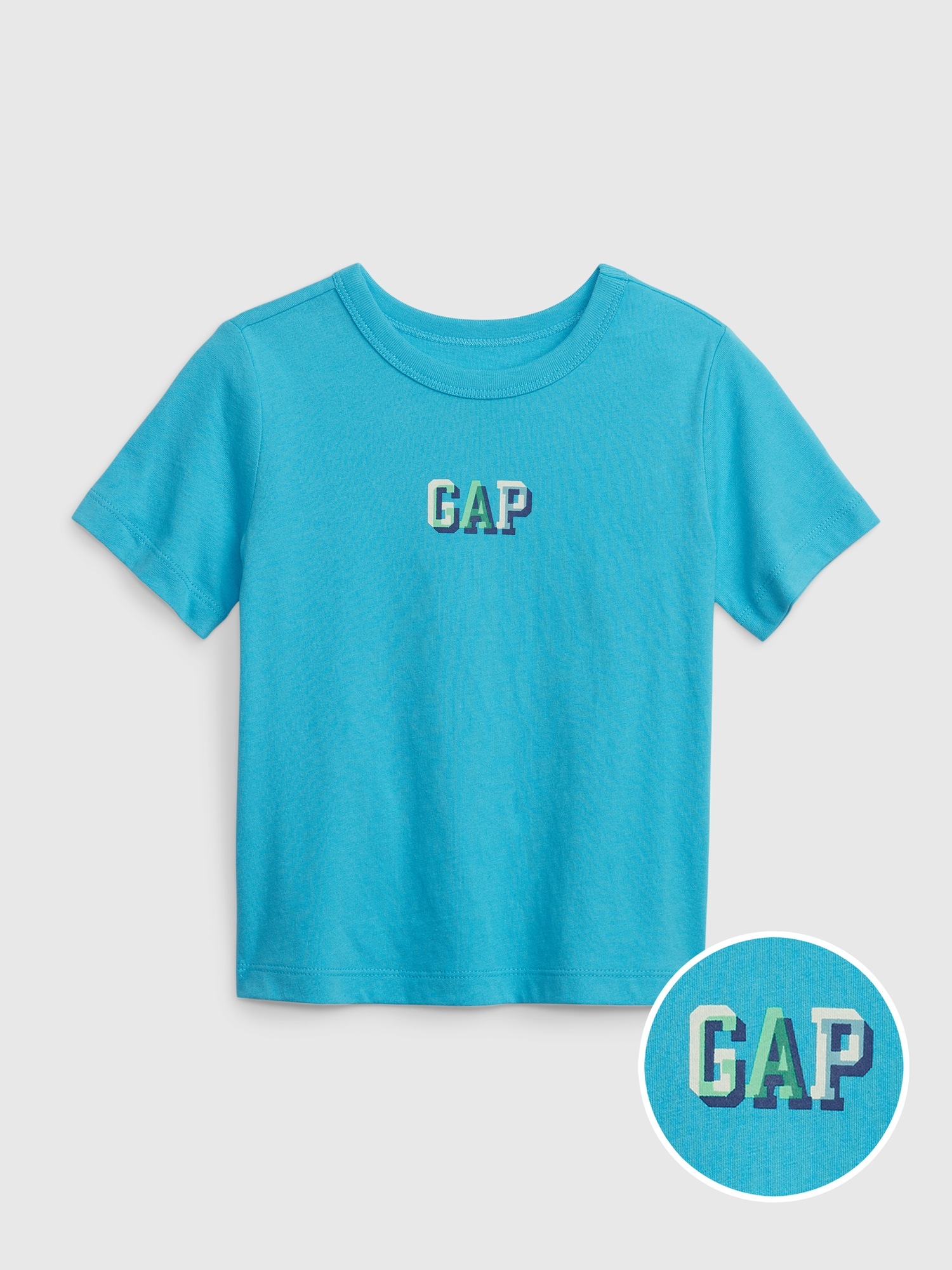 Gap Toddler 100% Organic Cotton Mix and Match Graphic T-Shirt blue. 1