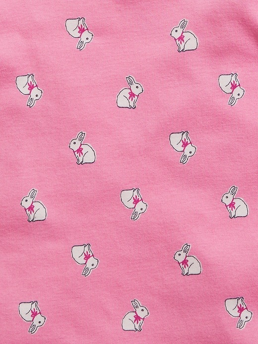 Image number 2 showing, babyGap 100% Organic Cotton Bunny PJ Set