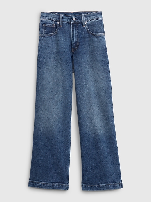 Image number 6 showing, High Rise Stride Wide-Leg Ankle Jeans with Washwell