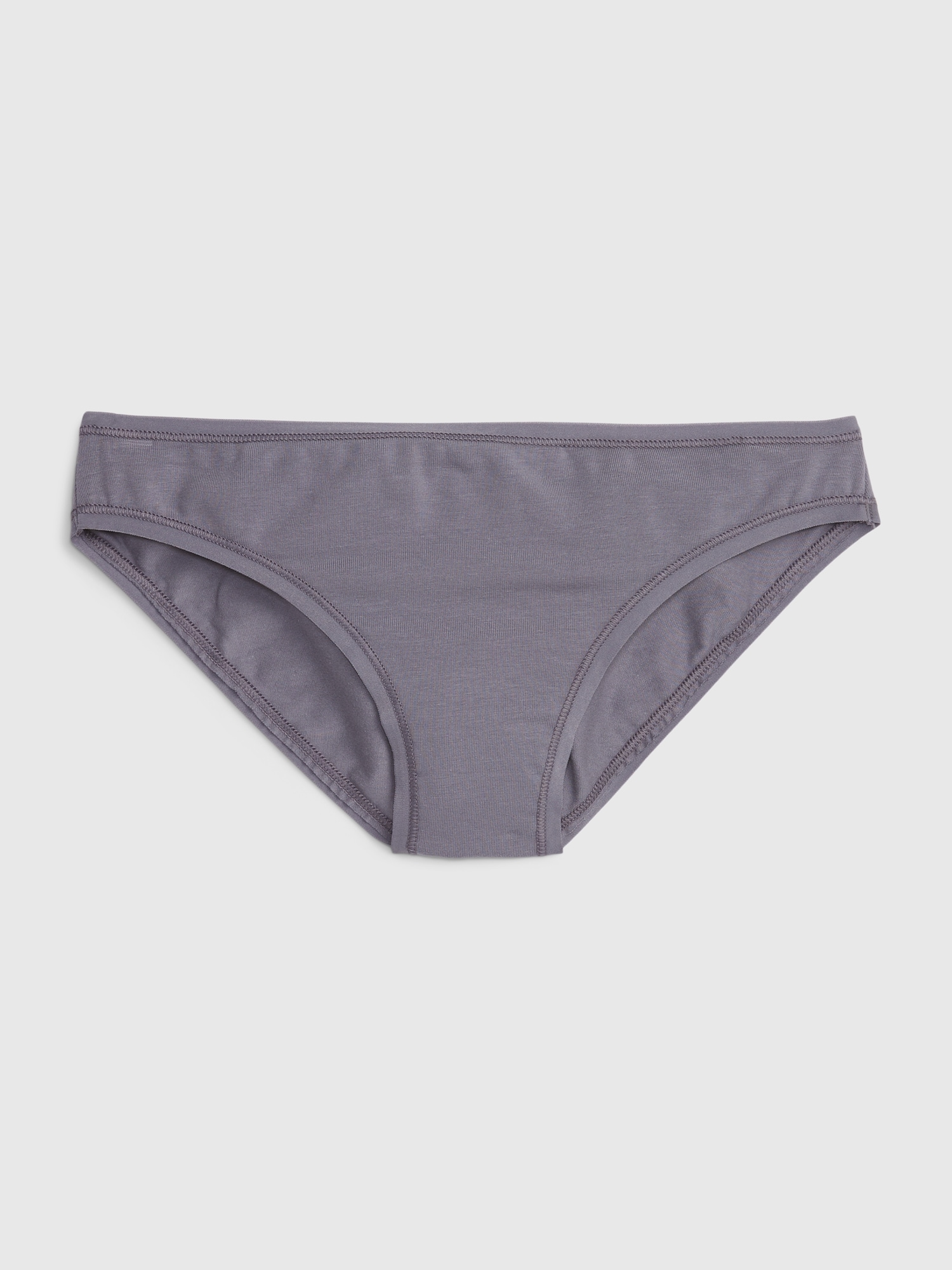 Gap Organic Stretch Cotton Bikini In Storm Grey