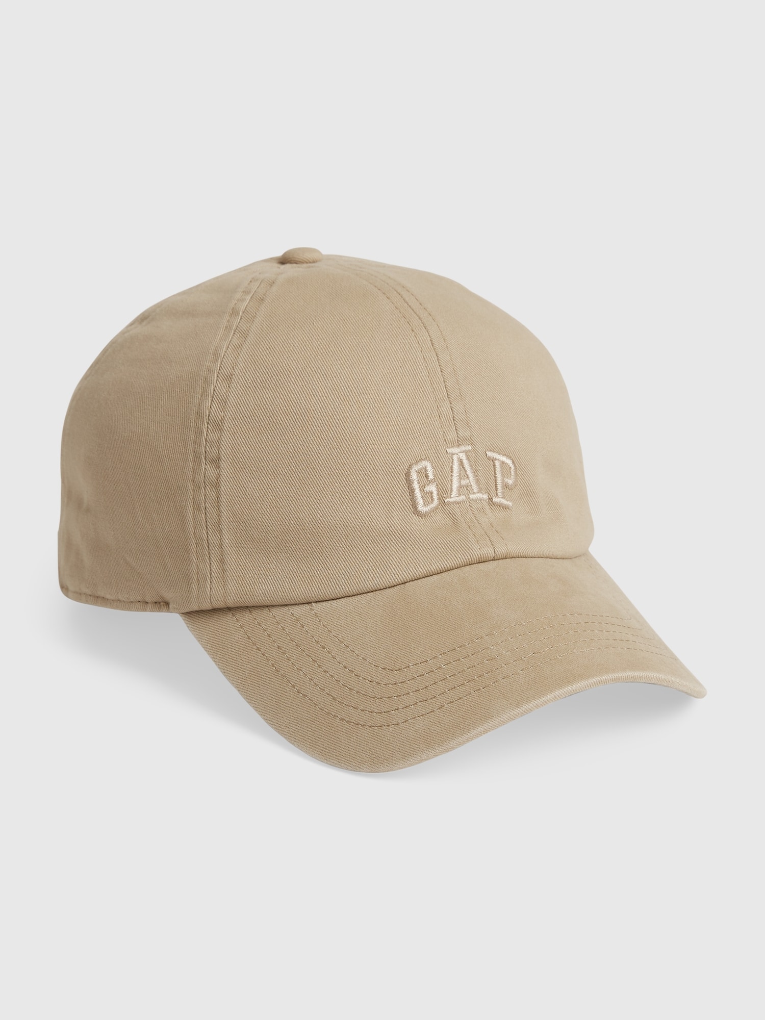 Gap Logo Baseball Hat beige. 1