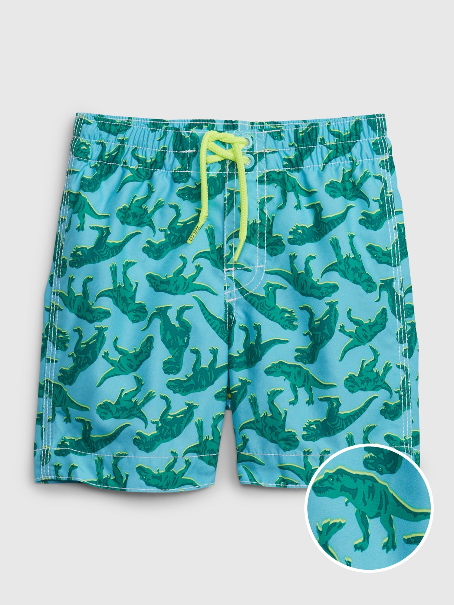 Gap Toddler 100% Recycled Graphic Swim Trunks multi. 1