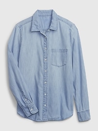 Organic Cotton Denim Perfect Shirt