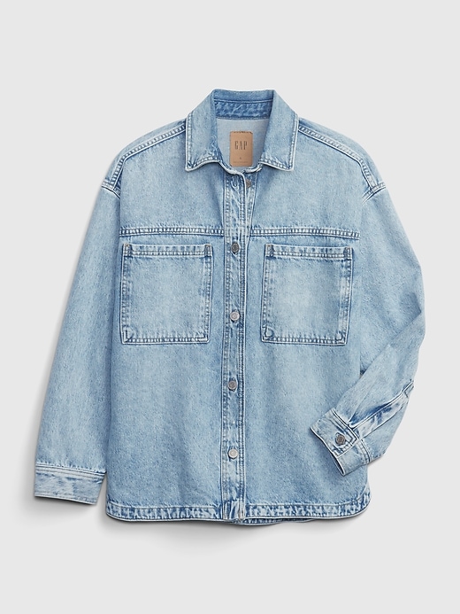 Denim Shirt Jacket with Washwell | Gap