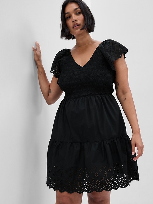 mini lace white dress Kisslock Mini Dress | White Lace | Size S