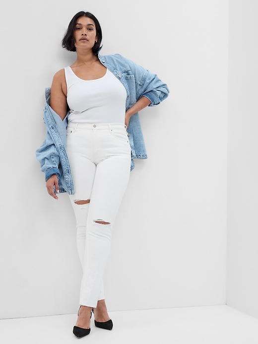 Image number 4 showing, Mid Rise Vintage Slim Jeans