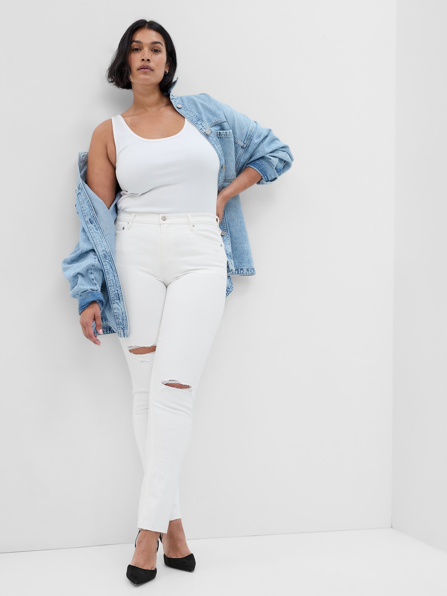 Mid Rise Vintage Slim Jeans | Gap