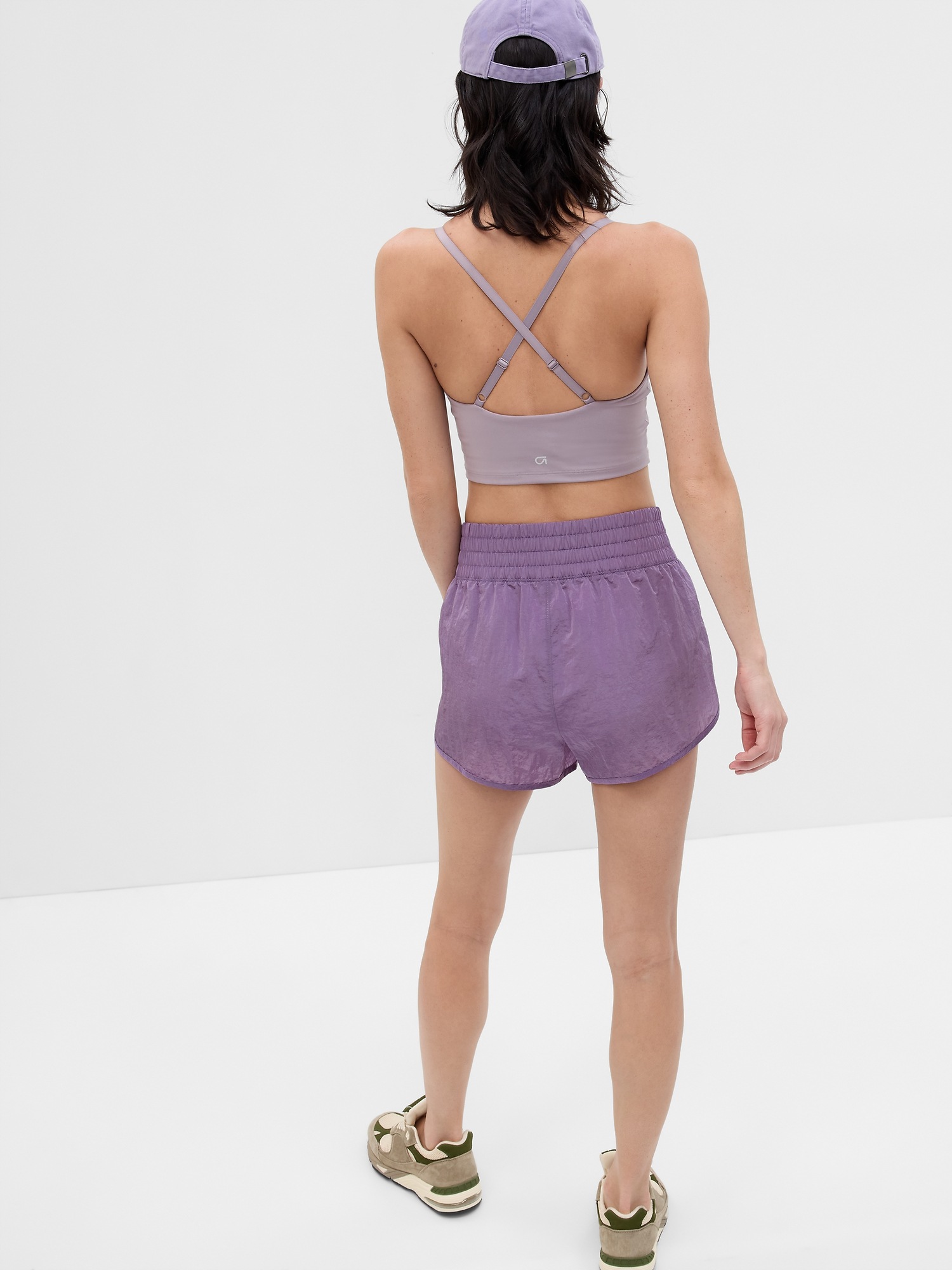GapFit Recycled High Rise Running Shorts | Gap