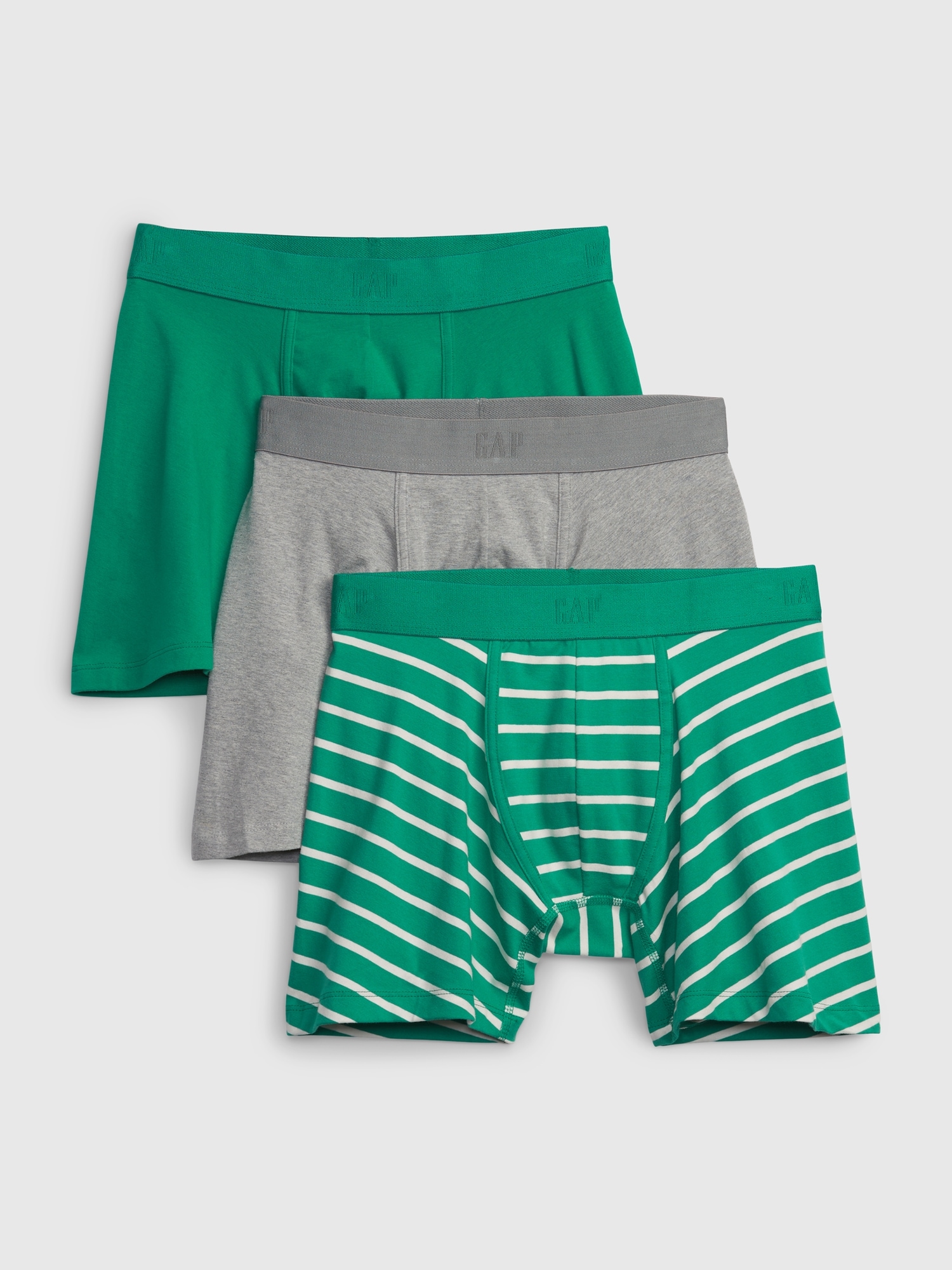 Gap 5" Boxer Briefs (3-Pack) green. 1