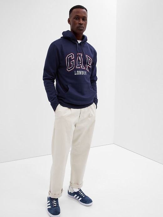 1 of 8 showing, with the color blue of product Gap Logo Hoodie