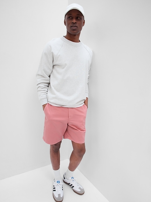1 of 8 showing, with the color pink of product 8" Vintage Shorts