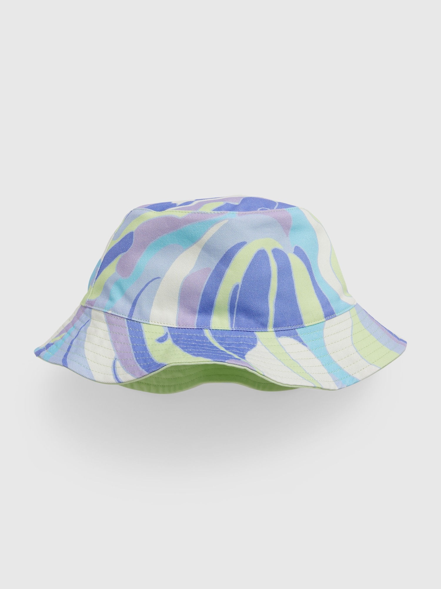 Gap Toddler 100% Organic Cotton Reversible Bucket Hat blue. 1