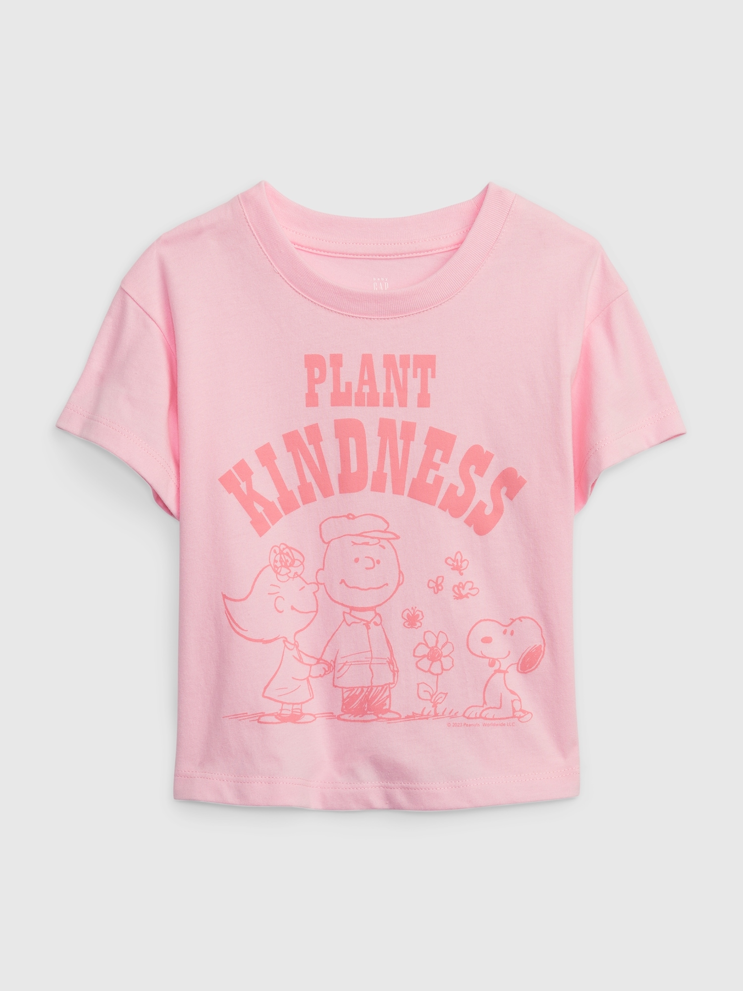 Gap babyGap &#124 Peanuts Graphic T-Shirt pink. 1