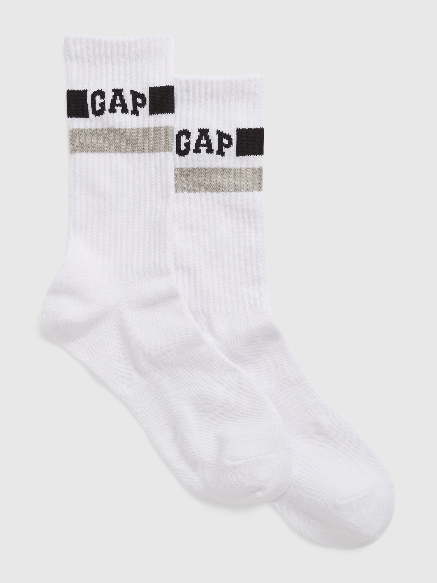 Gap Quarter Crew Socks black. 1