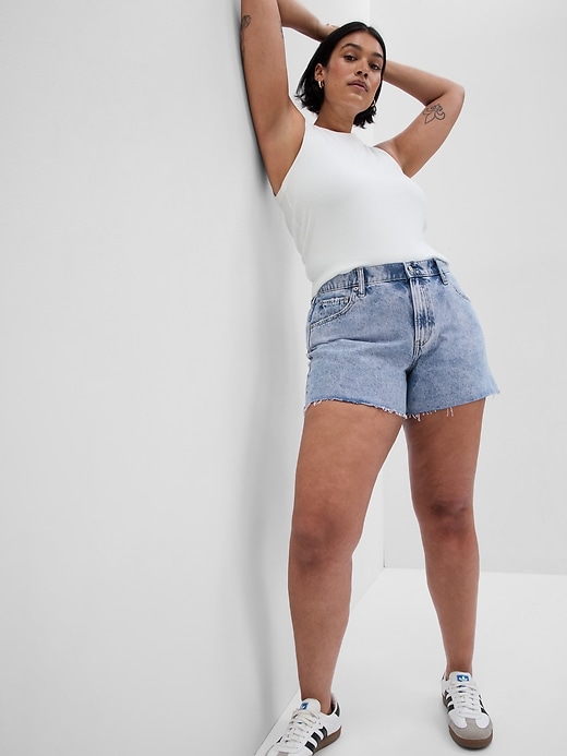 Image number 4 showing, 4" Low Rise Stride Denim Shorts