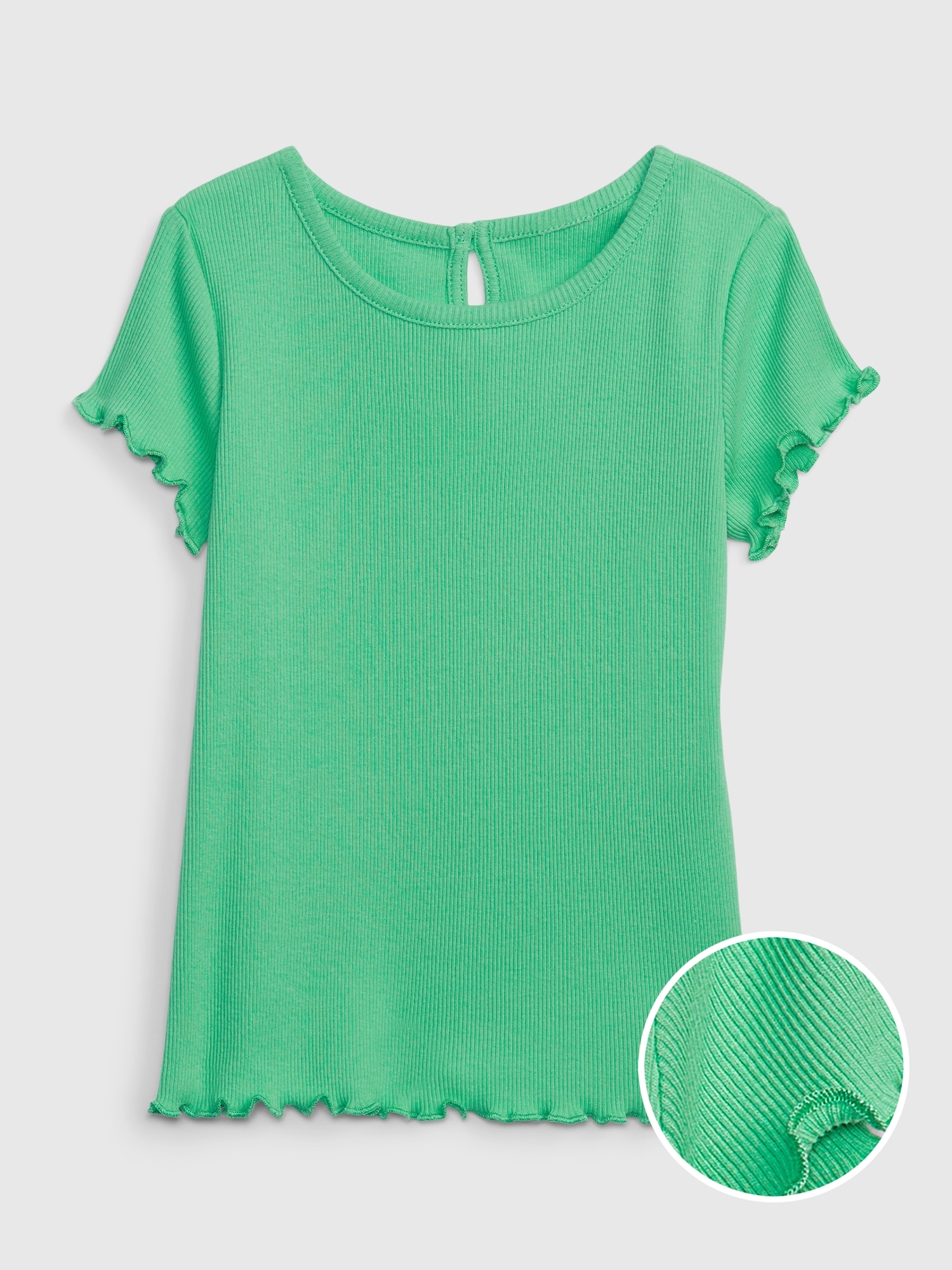 Gap Toddler Rib T-Shirt green. 1