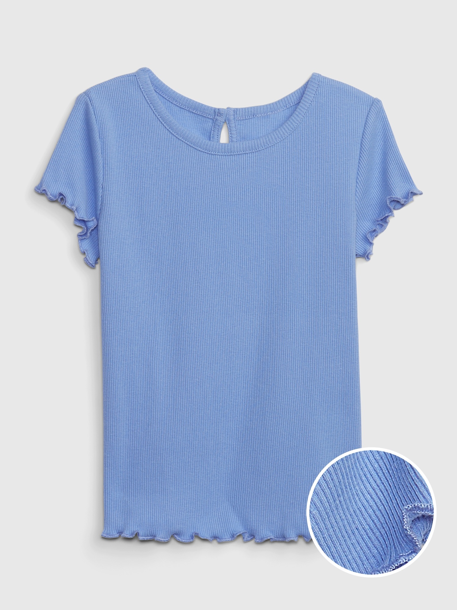 Gap Toddler Rib T-Shirt blue. 1