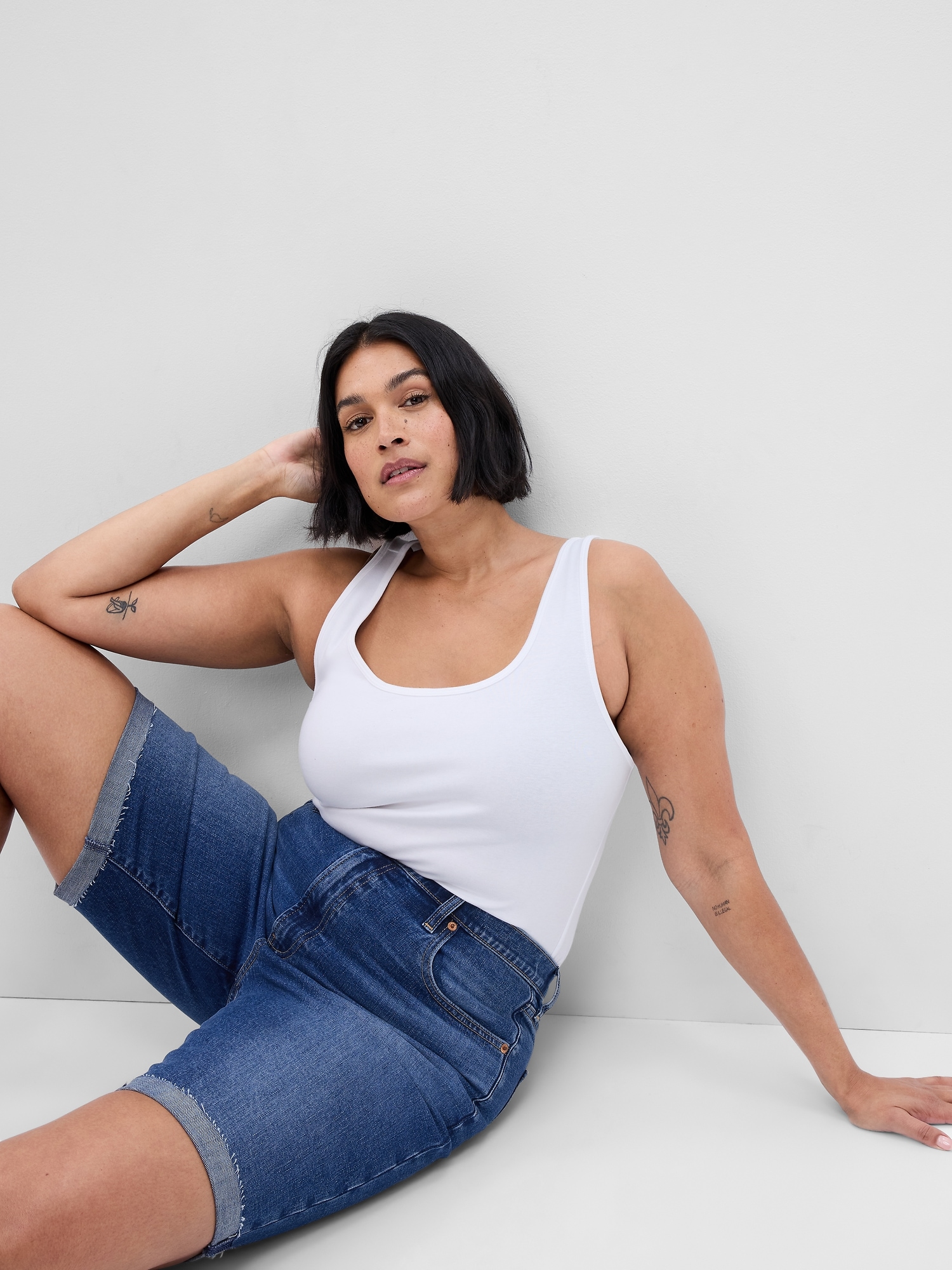 9" High Rise Bermuda Shorts Gap