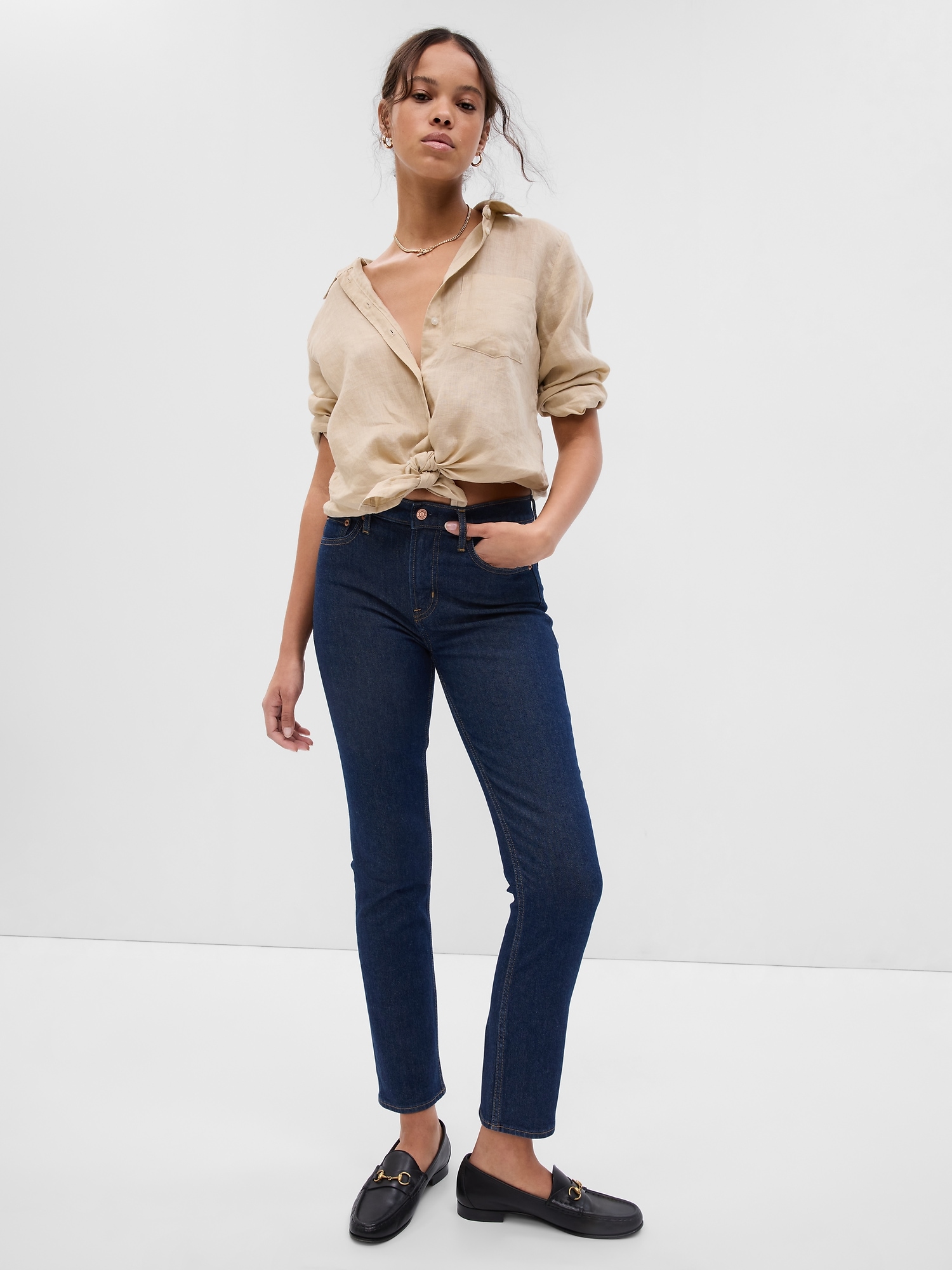 Gap Mid Rise Vintage Slim Jeans