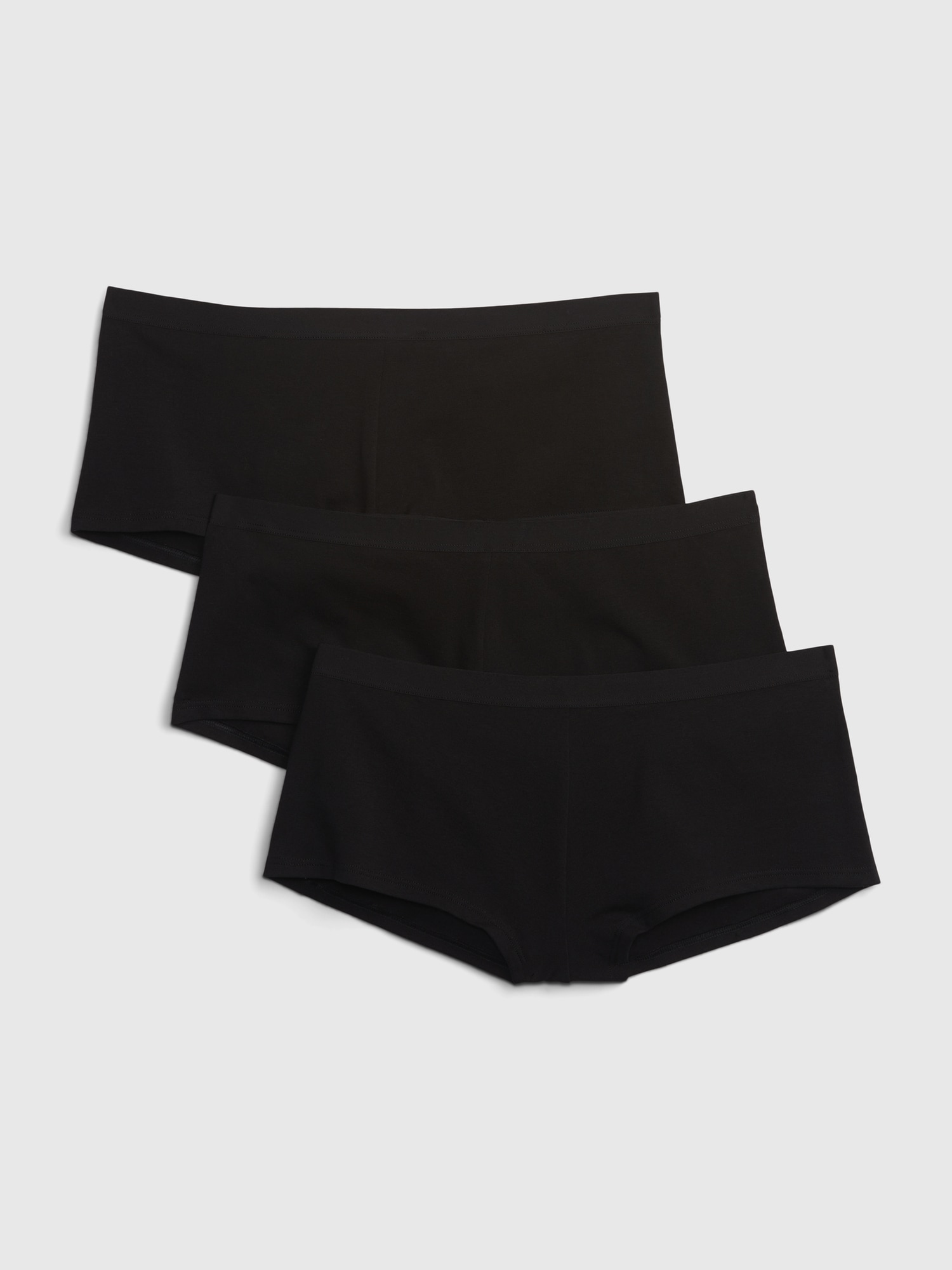 Gap Low Rise Shorty (3-pack) In Black