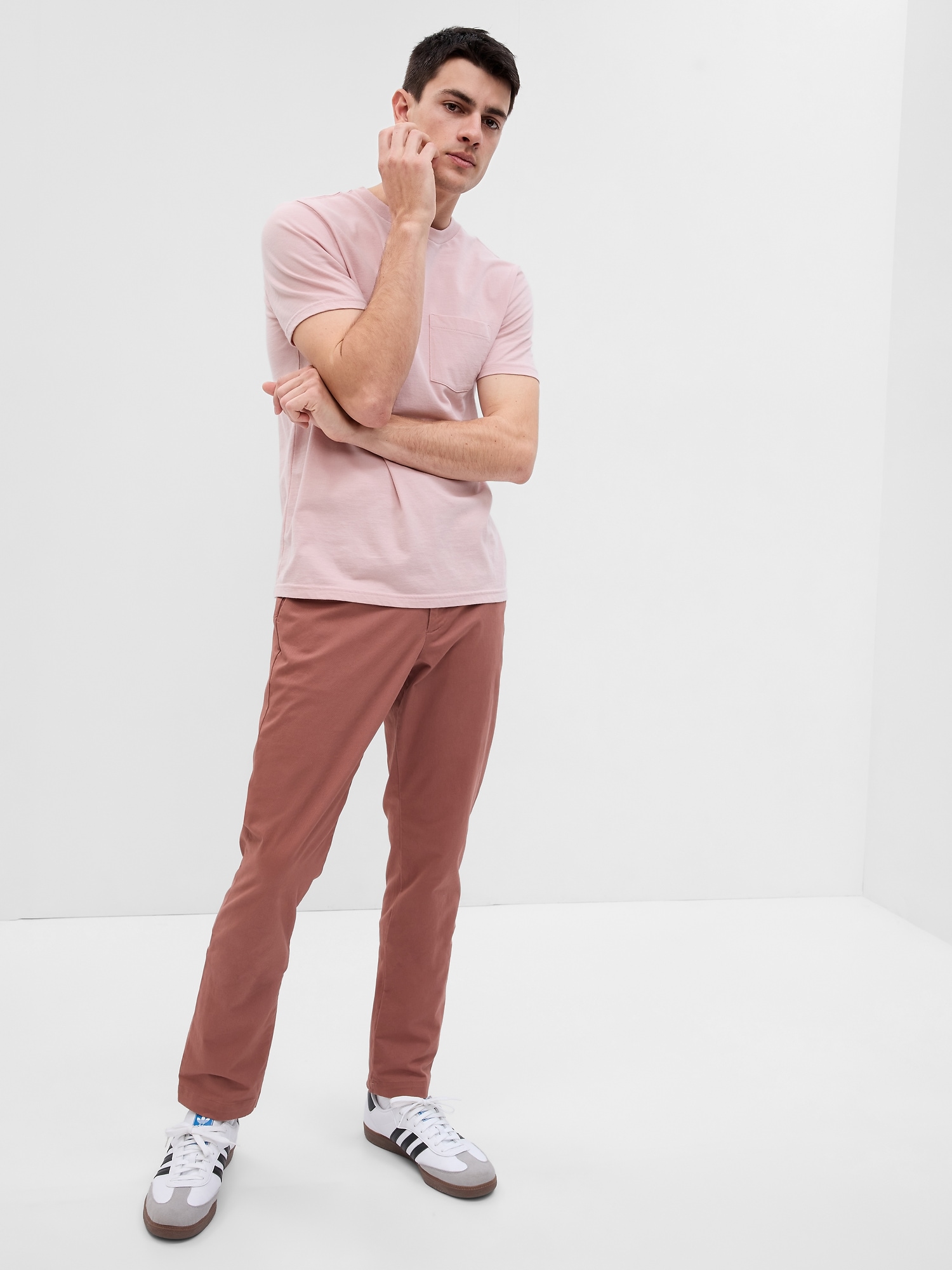 Modern Khakis in Slim Fit with GapFlex