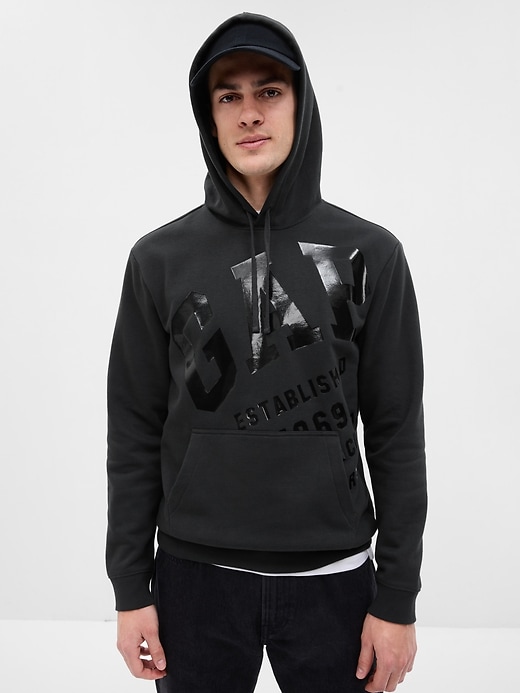 1 of 8 showing, with the color black of product Gap Logo Sweatshirt