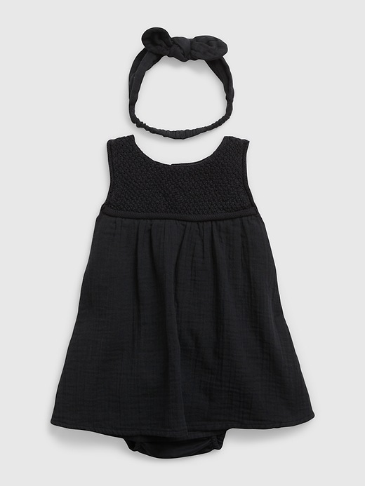 Image number 3 showing, Baby Crochet Dress Set