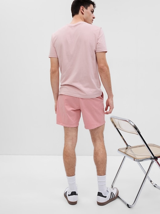 2 of 8 showing, with the color pink of product 6" Vintage Shorts