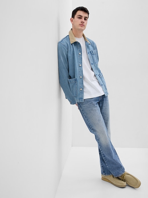 1 of 8 showing, with the color medium wash of product Bootcut Jeans