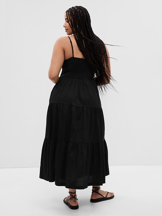 Image number 5 showing, Tie-Front Cutout Maxi Dress