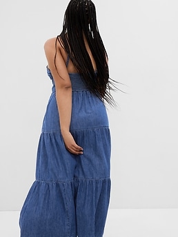 Gap denim maxi shop dress