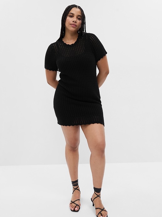 Image number 4 showing, Crochet Mini Dress