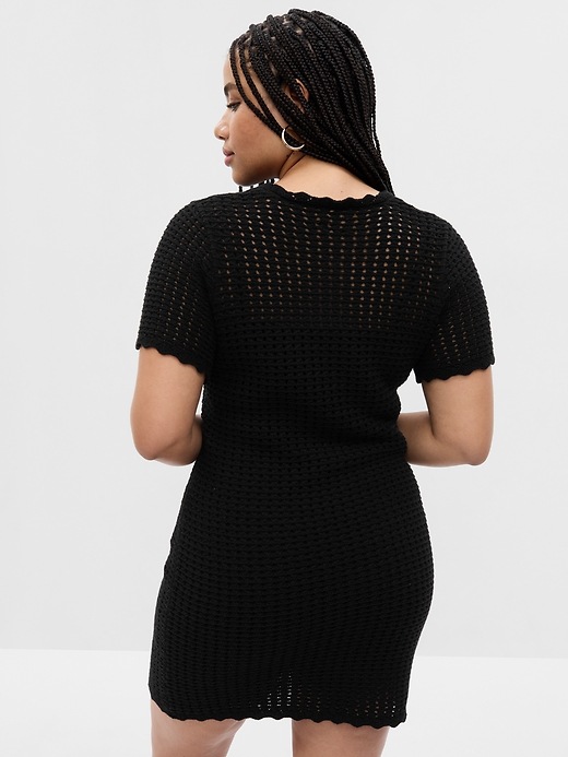 Image number 5 showing, Crochet Mini Dress