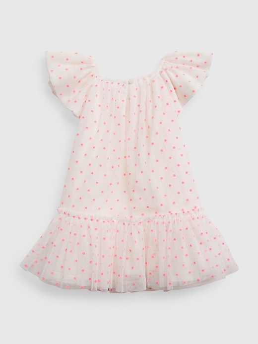 Image number 2 showing, Baby Flutter Sleeve Tulle Dress