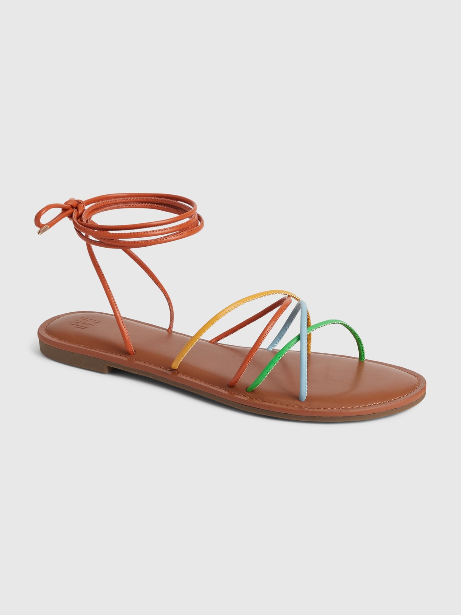 Strappy Lace-Up Sandals | Gap