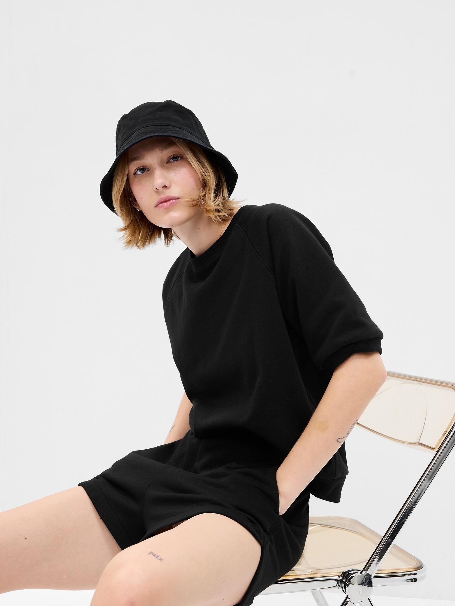 Vintage Soft Raglan Sweatshirt Gap