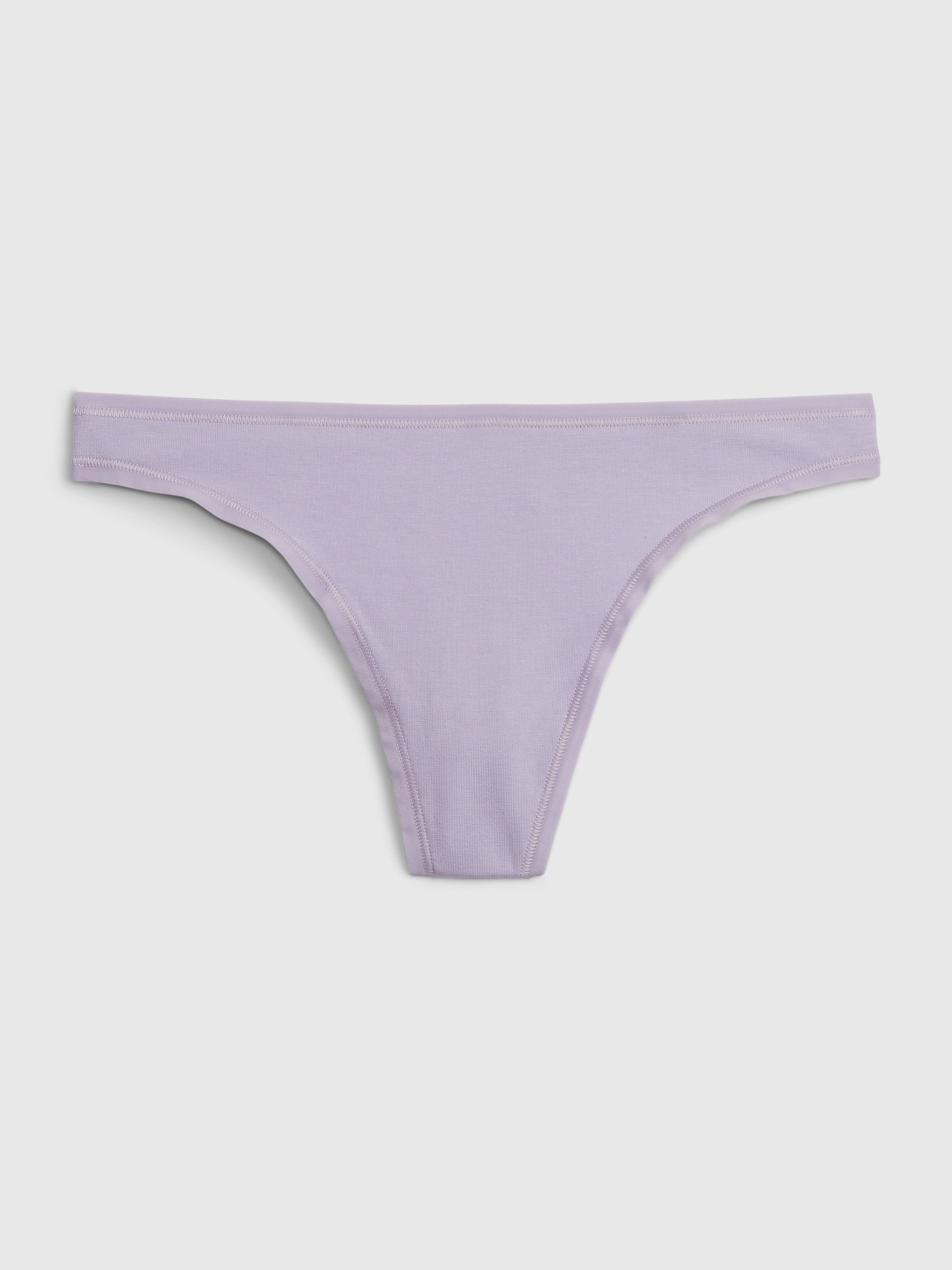 Gap Organic Stretch Cotton Thong purple. 1