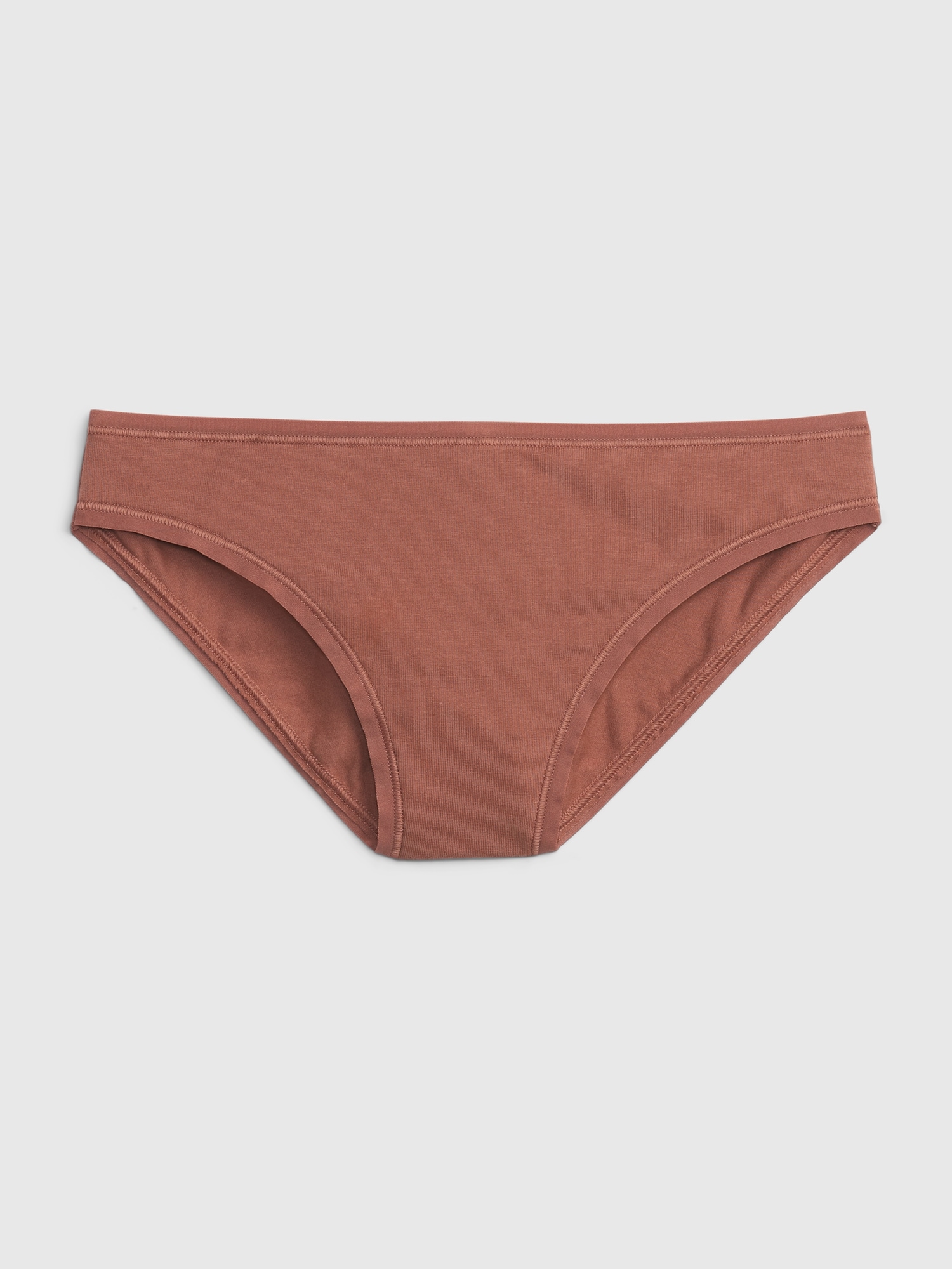 Gap Organic Stretch Cotton Bikini brown. 1