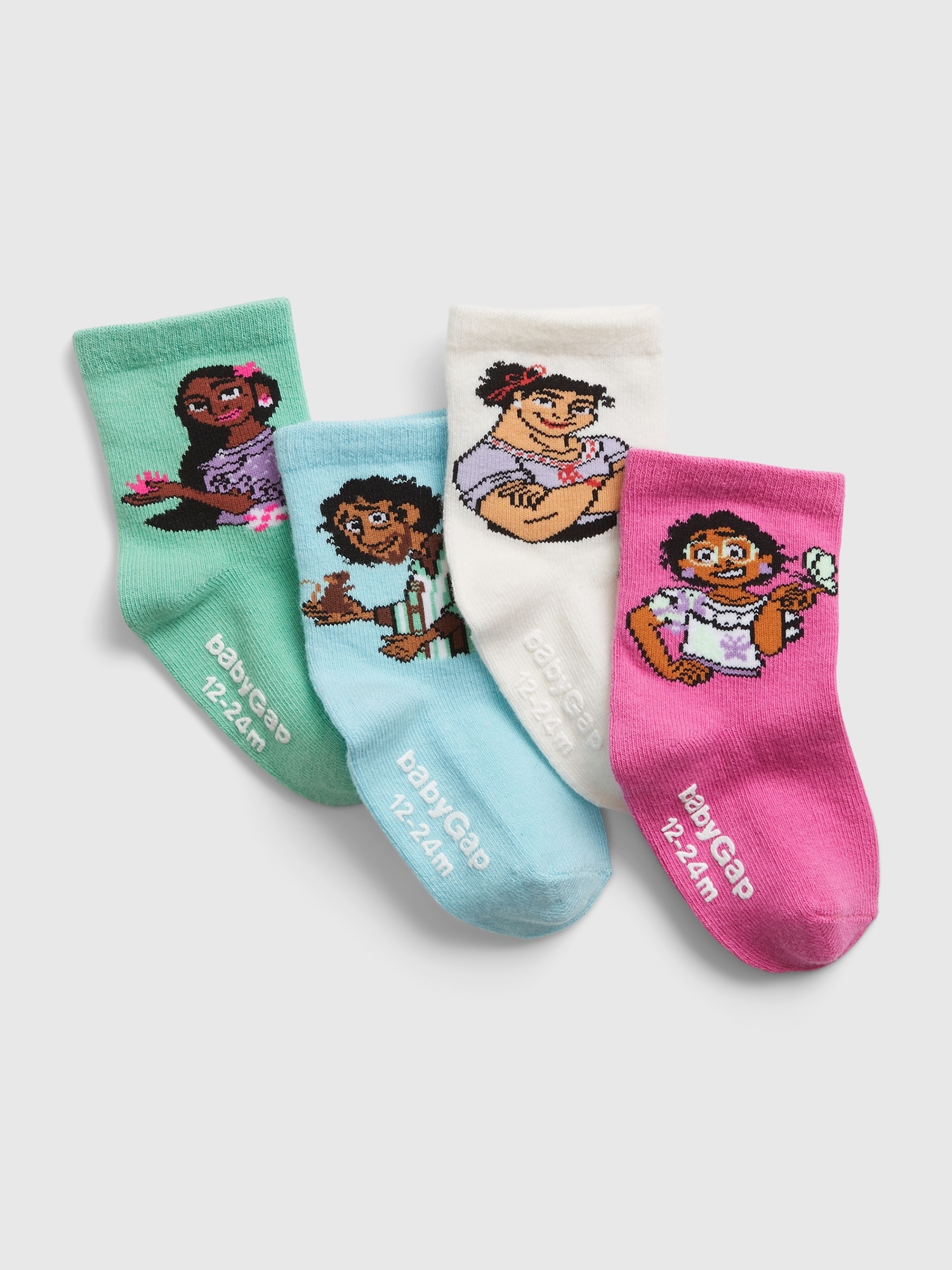 Gap babyGap &#124 Disney Encanto Crew Socks (4-Pack) multi. 1