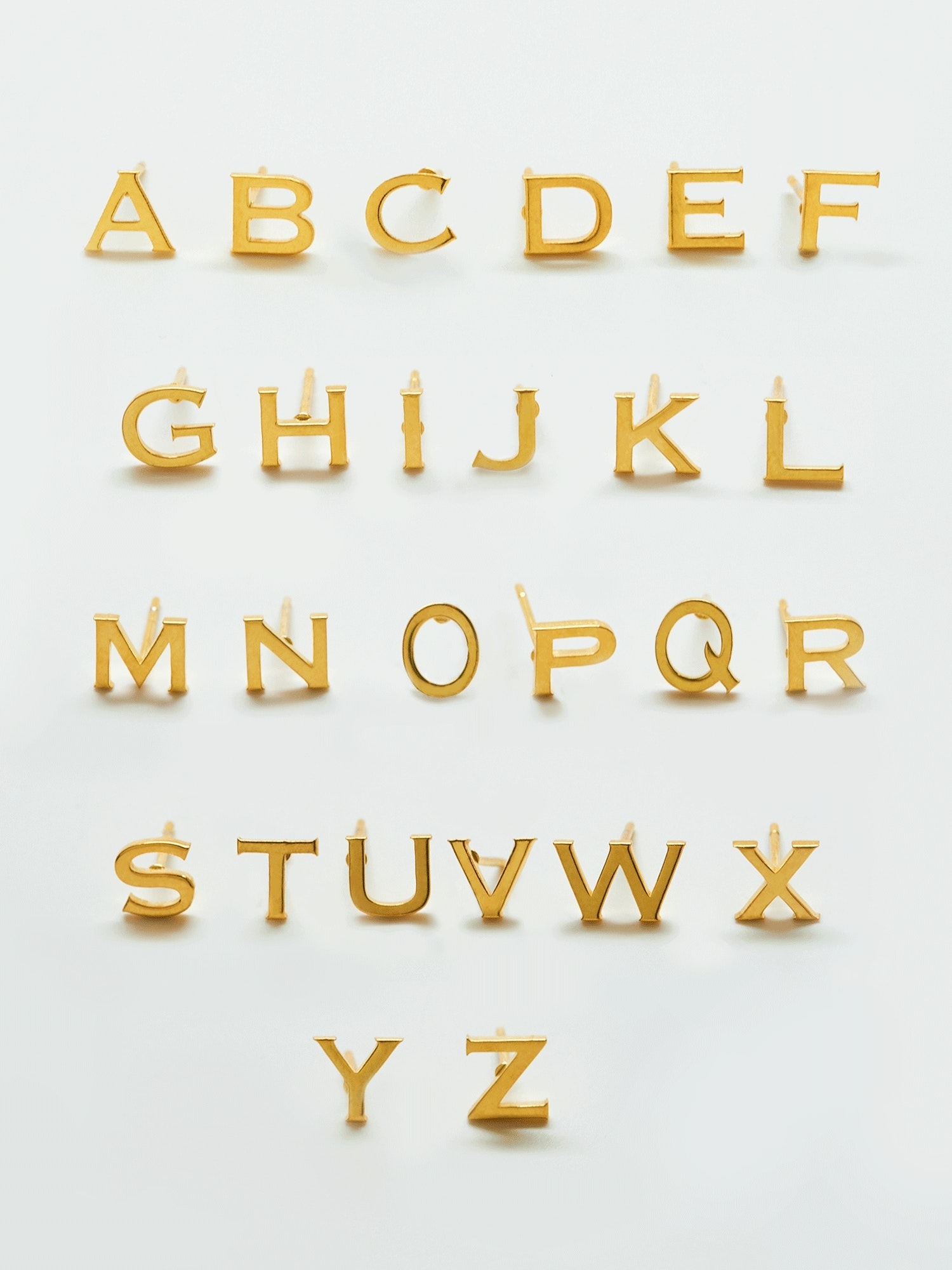 Gold Initial Earrings Gap