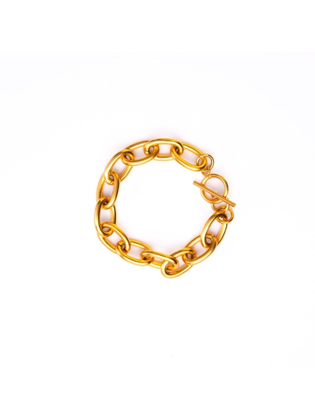 White Enamel Gap Bracelet main image 1