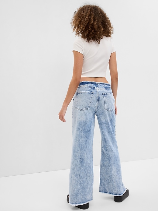Low Rise Wide Baggy Jeans | Gap