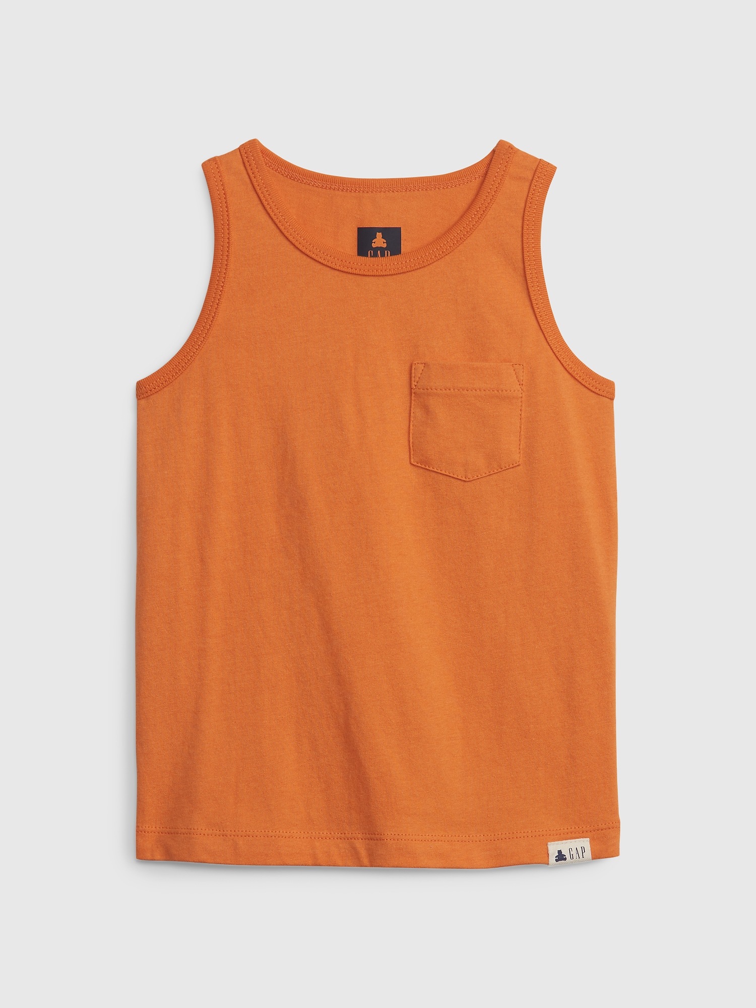 Gap Toddler 100% Organic Cotton Mix and Match Tank Top orange. 1