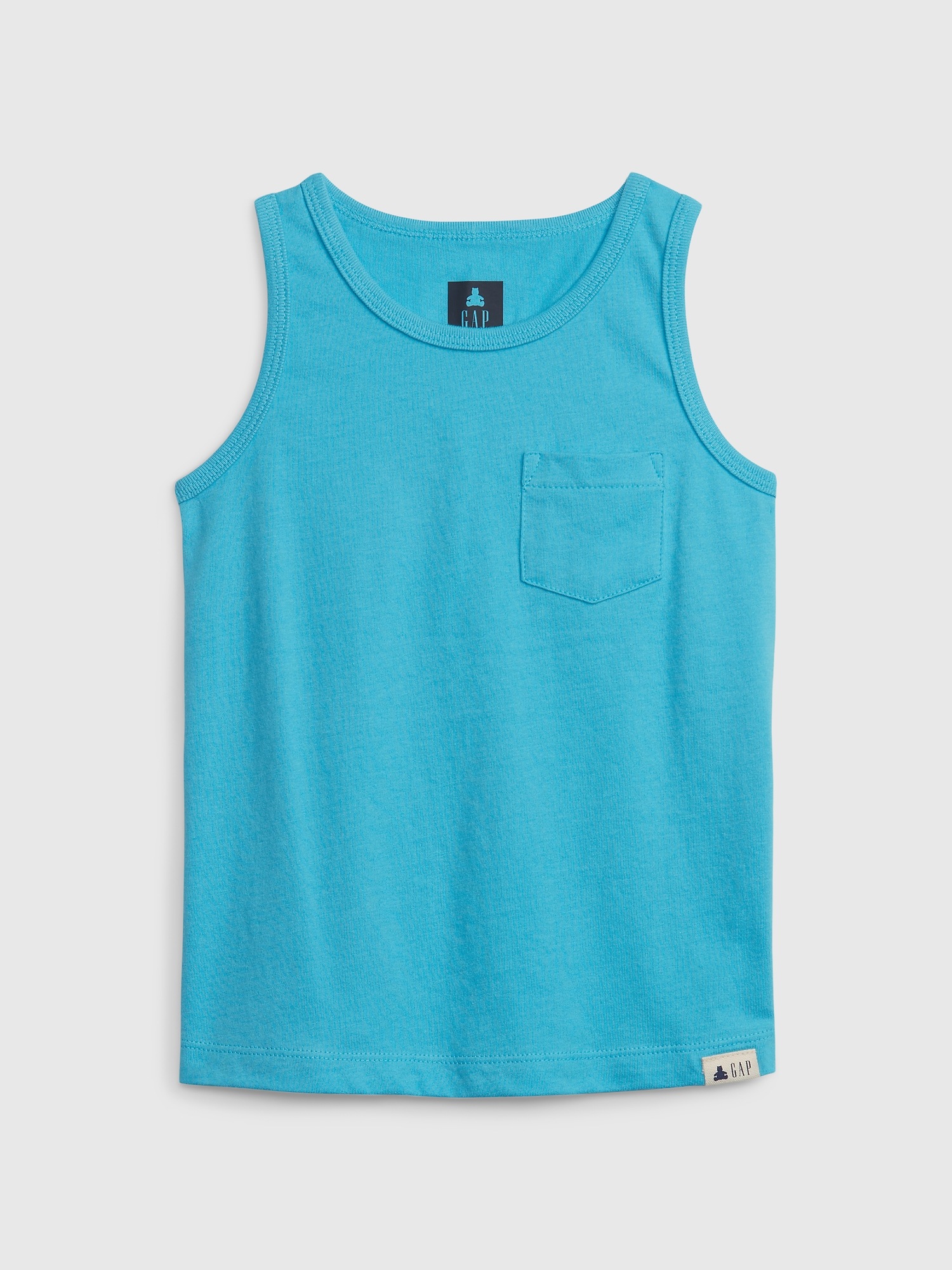 Gap Toddler 100% Organic Cotton Mix and Match Tank Top blue. 1