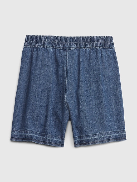 2 of 8 showing, with the color medium wash of product Kids Utility Shorts