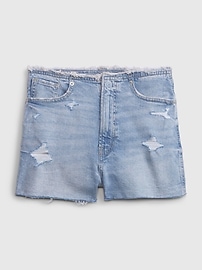 View large product image 4 of 4. 2" Sky High Rise Denim Festival Shorts