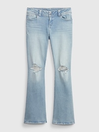 View large product image 4 of 4. PROJECT GAP Low Rise Y2K Flare Jeans with Washwell