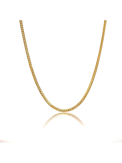 1 of 8 showing, with the color Gold of product Sunny Necklace